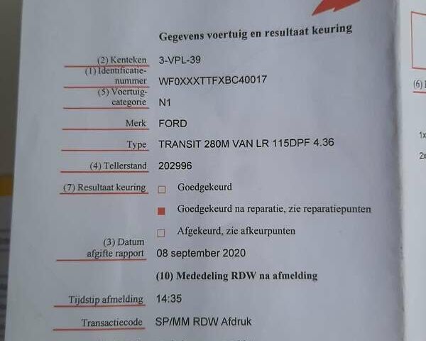 Чорний Форд Транзит, об'ємом двигуна 2.2 л та пробігом 232 тис. км за 12600 $, фото 92 на Automoto.ua