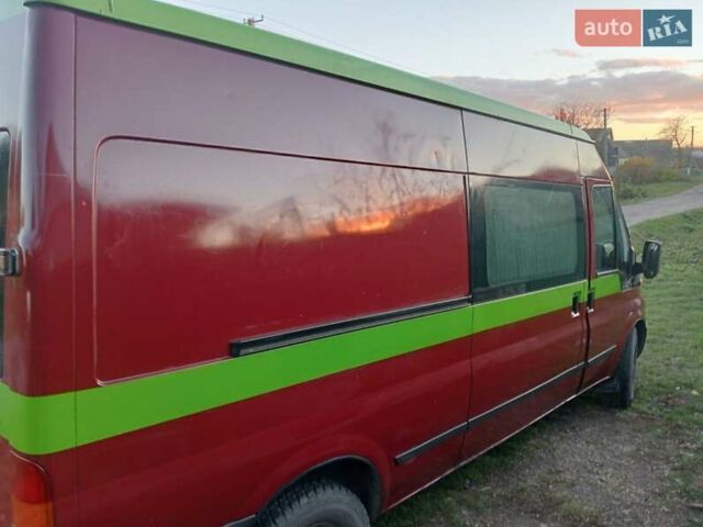 Червоний Форд Транзит, об'ємом двигуна 2.4 л та пробігом 386 тис. км за 5499 $, фото 10 на Automoto.ua