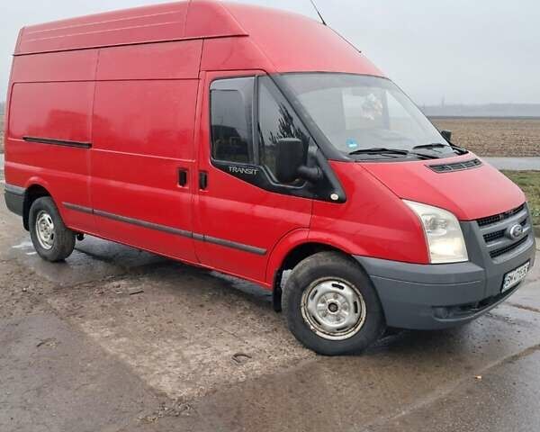 Красный Форд Транзит, объемом двигателя 2.4 л и пробегом 388 тыс. км за 11000 $, фото 3 на Automoto.ua