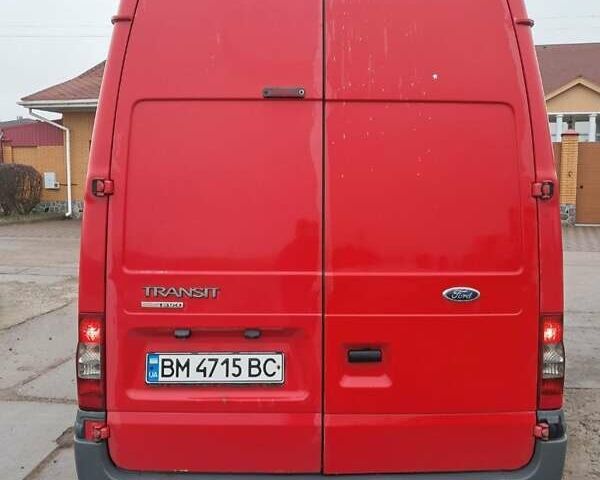 Красный Форд Транзит, объемом двигателя 2.4 л и пробегом 388 тыс. км за 11000 $, фото 2 на Automoto.ua