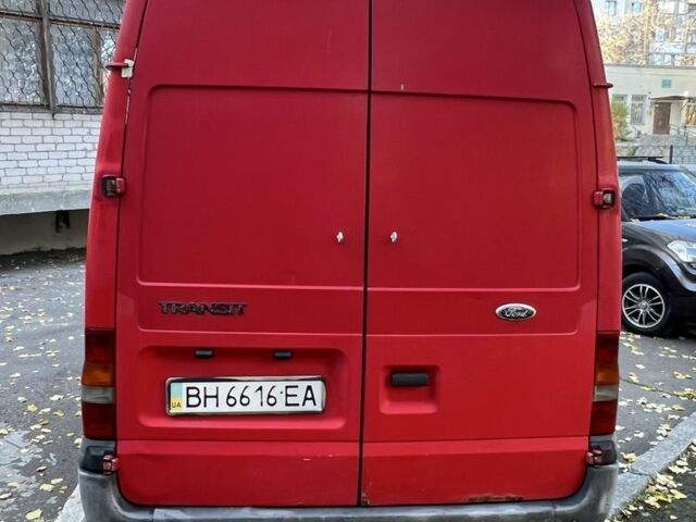 Красный Форд Транзит, объемом двигателя 2 л и пробегом 354 тыс. км за 4300 $, фото 1 на Automoto.ua