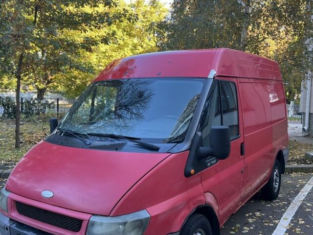 Красный Форд Транзит, объемом двигателя 2 л и пробегом 354 тыс. км за 4300 $, фото 3 на Automoto.ua