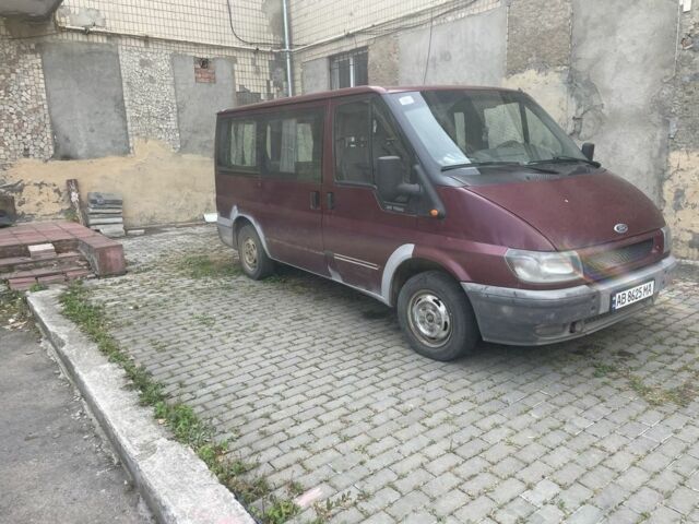 Червоний Форд Транзит, об'ємом двигуна 2 л та пробігом 217 тис. км за 4500 $, фото 1 на Automoto.ua