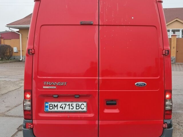Червоний Форд Транзит, об'ємом двигуна 2.4 л та пробігом 388 тис. км за 11500 $, фото 2 на Automoto.ua