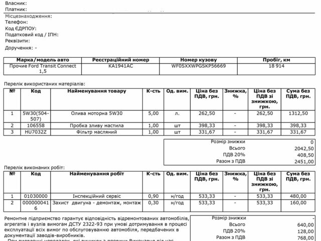 Червоний Форд Транзит, об'ємом двигуна 1.5 л та пробігом 68 тис. км за 15500 $, фото 1 на Automoto.ua