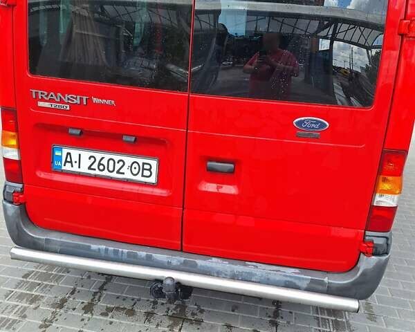 Красный Форд Транзит, объемом двигателя 2 л и пробегом 300 тыс. км за 6700 $, фото 2 на Automoto.ua
