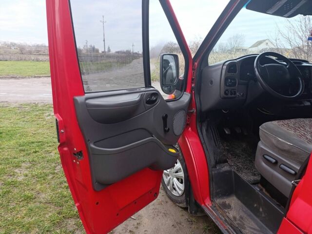 Красный Форд Транзит, объемом двигателя 2 л и пробегом 334 тыс. км за 3750 $, фото 9 на Automoto.ua