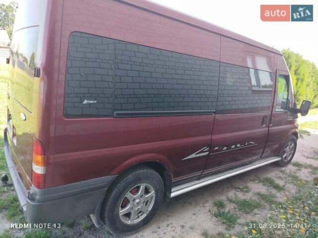 Красный Форд Транзит, объемом двигателя 2 л и пробегом 405 тыс. км за 7300 $, фото 3 на Automoto.ua