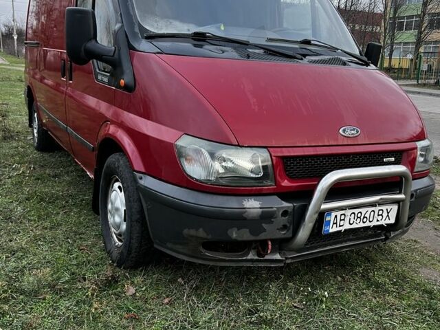 Красный Форд Транзит, объемом двигателя 2 л и пробегом 389 тыс. км за 2500 $, фото 1 на Automoto.ua