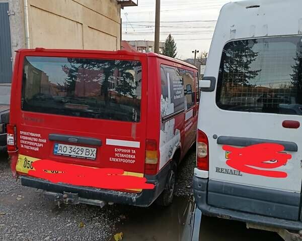 Червоний Форд Транзит, об'ємом двигуна 2 л та пробігом 300 тис. км за 3700 $, фото 1 на Automoto.ua