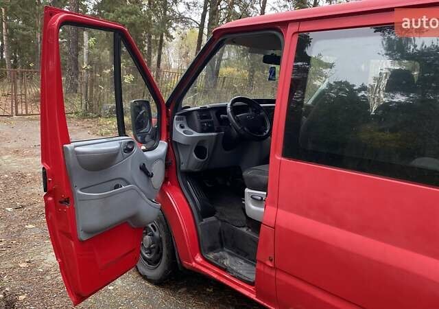 Червоний Форд Транзит, об'ємом двигуна 2.2 л та пробігом 351 тис. км за 6000 $, фото 8 на Automoto.ua