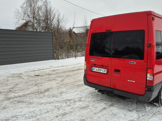 Червоний Форд Транзит, об'ємом двигуна 2.2 л та пробігом 380 тис. км за 9998 $, фото 3 на Automoto.ua