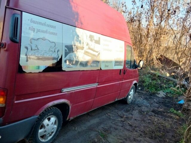 Червоний Форд Транзит, об'ємом двигуна 2.5 л та пробігом 505 тис. км за 2501 $, фото 1 на Automoto.ua