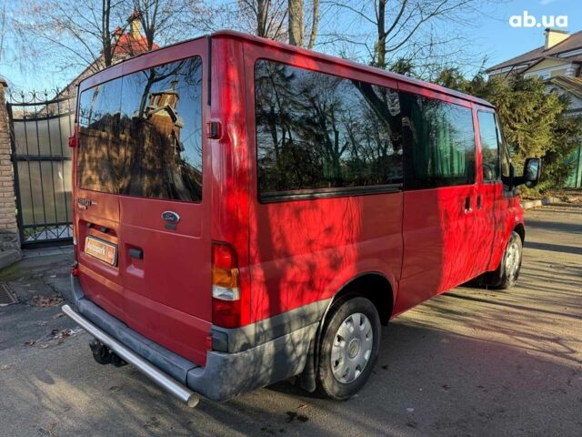Красный Форд Транзит, объемом двигателя 2 л и пробегом 321 тыс. км за 7390 $, фото 4 на Automoto.ua