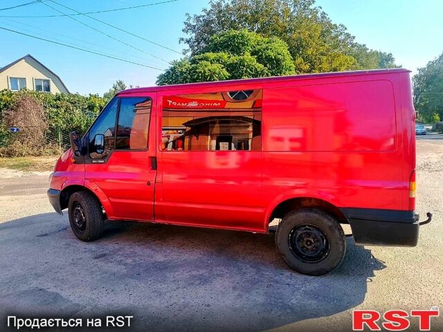 Красный Форд Транзит, объемом двигателя 2 л и пробегом 350 тыс. км за 3600 $, фото 1 на Automoto.ua