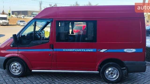 Красный Форд Транзит, объемом двигателя 2.2 л и пробегом 260 тыс. км за 5800 $, фото 6 на Automoto.ua
