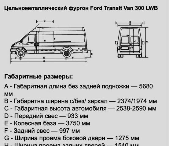Форд Транзит, об'ємом двигуна 0 л та пробігом 0 тис. км за 10000 $, фото 4 на Automoto.ua