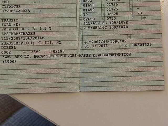 Жовтий Форд Транзит, об'ємом двигуна 0 л та пробігом 218 тис. км за 16500 $, фото 22 на Automoto.ua