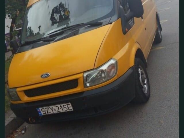 Желтый Форд Транзит, объемом двигателя 2.5 л и пробегом 100 тыс. км за 2250 $, фото 1 на Automoto.ua