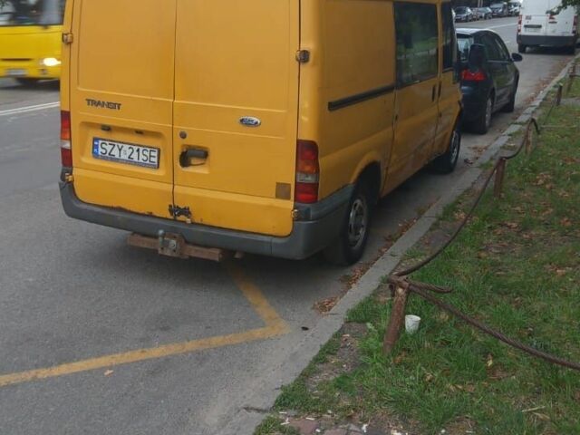 Желтый Форд Транзит, объемом двигателя 2.5 л и пробегом 100 тыс. км за 2250 $, фото 4 на Automoto.ua