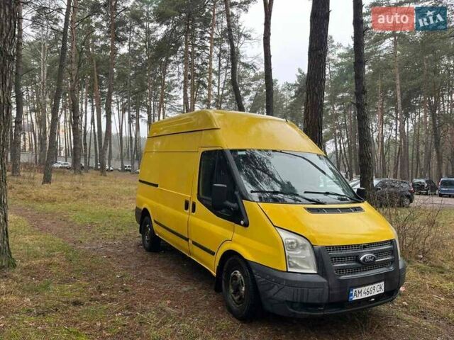 Желтый Форд Транзит, объемом двигателя 2.2 л и пробегом 317 тыс. км за 7500 $, фото 3 на Automoto.ua