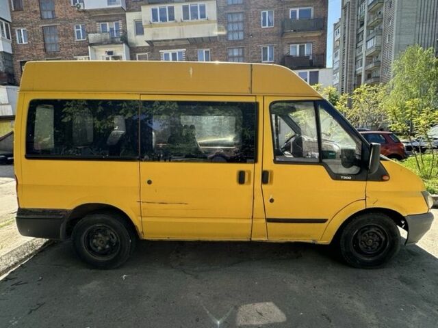 Желтый Форд Транзит, объемом двигателя 2 л и пробегом 293 тыс. км за 3600 $, фото 3 на Automoto.ua
