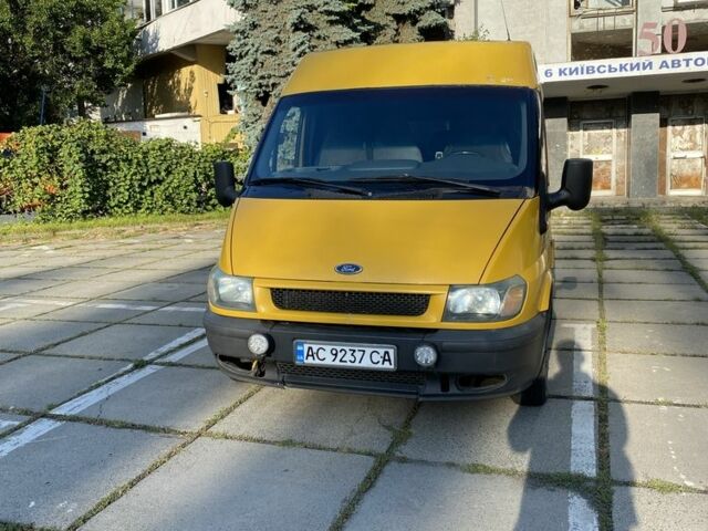 Желтый Форд Транзит, объемом двигателя 2 л и пробегом 400 тыс. км за 2900 $, фото 1 на Automoto.ua