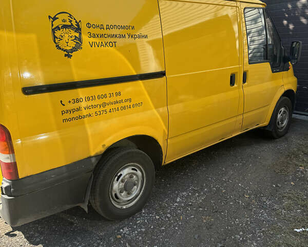 Желтый Форд Транзит, объемом двигателя 2 л и пробегом 240 тыс. км за 5500 $, фото 6 на Automoto.ua