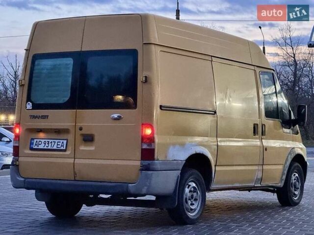 Желтый Форд Транзит, объемом двигателя 2 л и пробегом 300 тыс. км за 3600 $, фото 4 на Automoto.ua