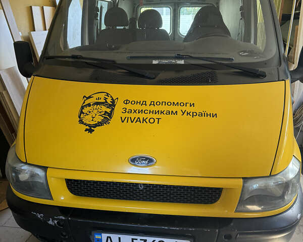 Желтый Форд Транзит, объемом двигателя 2 л и пробегом 240 тыс. км за 5500 $, фото 3 на Automoto.ua