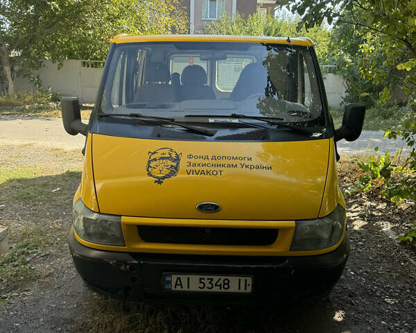 Желтый Форд Транзит, объемом двигателя 2 л и пробегом 240 тыс. км за 5700 $, фото 2 на Automoto.ua