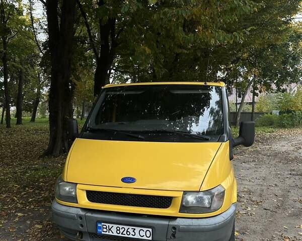 Желтый Форд Транзит, объемом двигателя 2 л и пробегом 368 тыс. км за 4100 $, фото 2 на Automoto.ua