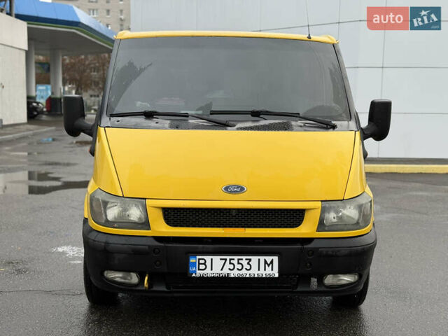 Желтый Форд Транзит, объемом двигателя 2 л и пробегом 386 тыс. км за 6000 $, фото 1 на Automoto.ua