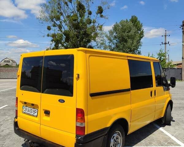 Желтый Форд Транзит, объемом двигателя 2 л и пробегом 218 тыс. км за 6800 $, фото 2 на Automoto.ua