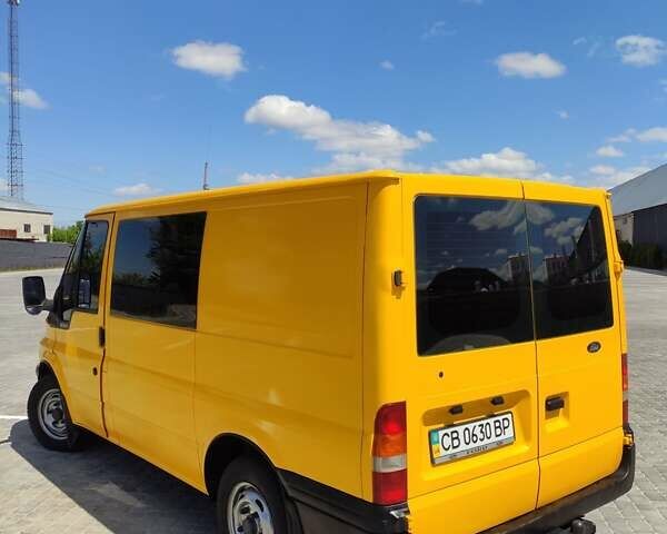 Желтый Форд Транзит, объемом двигателя 2 л и пробегом 218 тыс. км за 6800 $, фото 4 на Automoto.ua