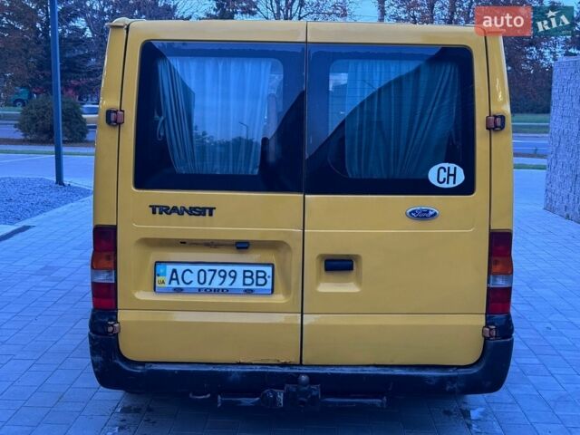 Желтый Форд Транзит, объемом двигателя 2 л и пробегом 270 тыс. км за 2700 $, фото 5 на Automoto.ua