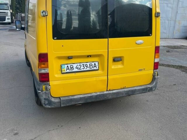 Желтый Форд Транзит, объемом двигателя 2 л и пробегом 288 тыс. км за 4000 $, фото 2 на Automoto.ua