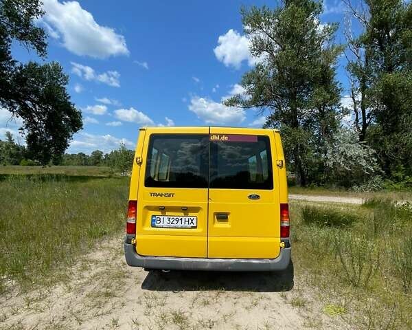 Желтый Форд Транзит, объемом двигателя 2 л и пробегом 183 тыс. км за 6700 $, фото 3 на Automoto.ua