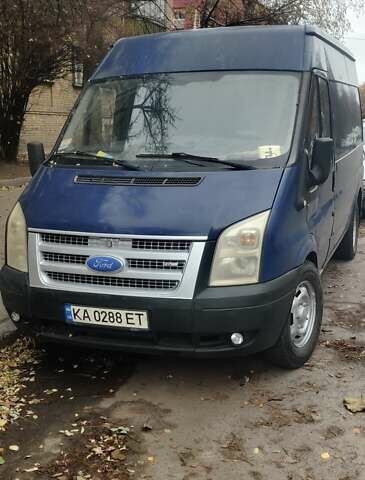 Синий Форд Транзит, объемом двигателя 2.4 л и пробегом 360 тыс. км за 6500 $, фото 1 на Automoto.ua