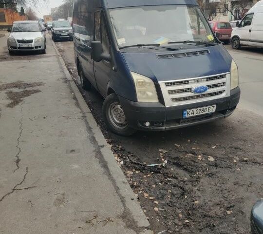 Синій Форд Транзит, об'ємом двигуна 2.4 л та пробігом 355 тис. км за 6500 $, фото 3 на Automoto.ua