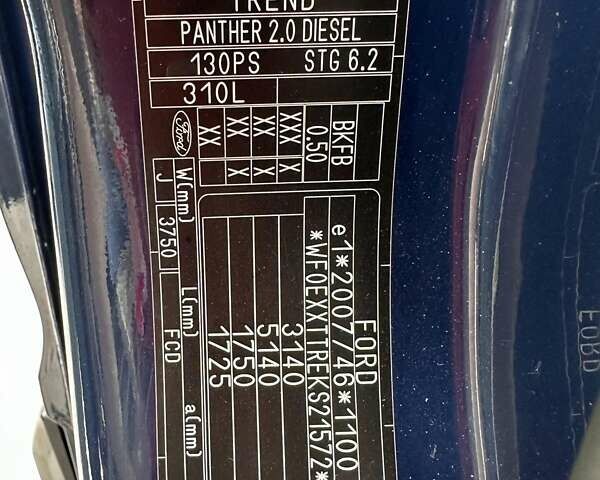 Синій Форд Транзит, об'ємом двигуна 2 л та пробігом 231 тис. км за 16700 $, фото 75 на Automoto.ua