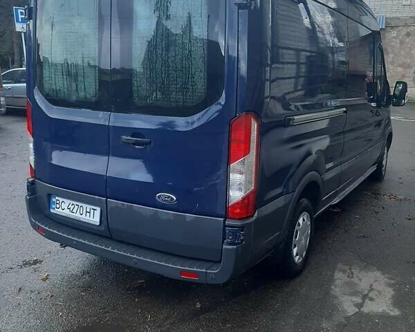 Синий Форд Транзит, объемом двигателя 2.2 л и пробегом 211 тыс. км за 15400 $, фото 1 на Automoto.ua