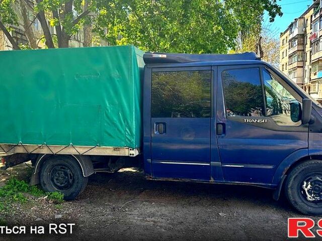 Синий Форд Транзит, объемом двигателя 2.4 л и пробегом 282 тыс. км за 6000 $, фото 3 на Automoto.ua