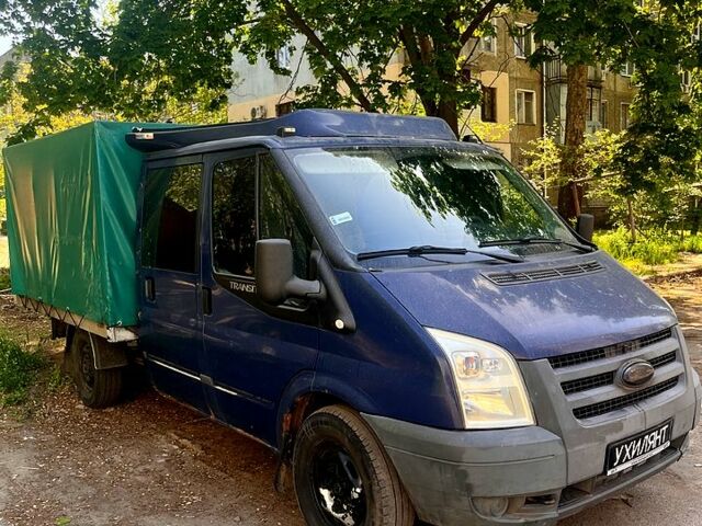 Синий Форд Транзит, объемом двигателя 2.4 л и пробегом 282 тыс. км за 6000 $, фото 2 на Automoto.ua