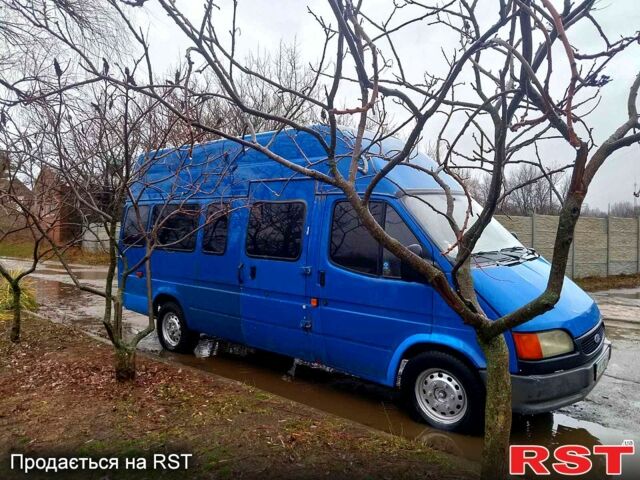 Синий Форд Транзит, объемом двигателя 2.5 л и пробегом 460 тыс. км за 3300 $, фото 2 на Automoto.ua