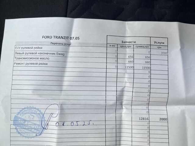 Зеленый Форд Транзит, объемом двигателя 2 л и пробегом 550 тыс. км за 5700 $, фото 14 на Automoto.ua
