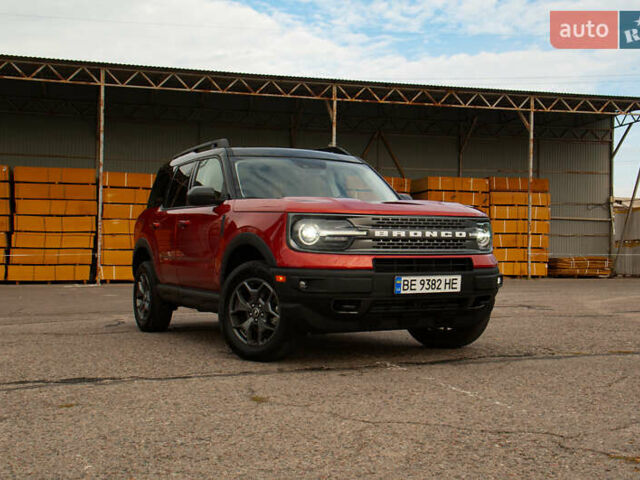 Красный Форд Bronco Sport, объемом двигателя 2 л и пробегом 51 тыс. км за 26000 $, фото 1 на Automoto.ua