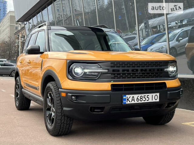 Желтый Форд Bronco Sport, объемом двигателя 2 л и пробегом 12 тыс. км за 39990 $, фото 2 на Automoto.ua