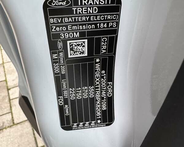 Белый Форд E-Transit, объемом двигателя 0 л и пробегом 12 тыс. км за 39900 $, фото 10 на Automoto.ua