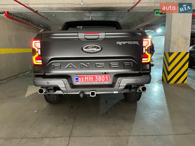 Черный Форд Ranger Raptor, объемом двигателя 2.96 л и пробегом 11 тыс. км за 80000 $, фото 2 на Automoto.ua